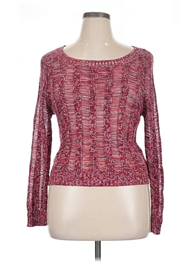 Pre-owned Roxy Pullover Sweater In Red