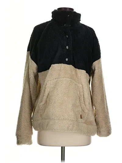 Pre-owned Roxy Pullover Sweater In Tan