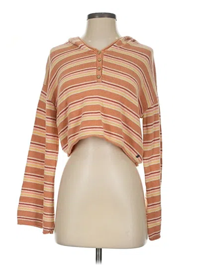Pre-owned Roxy Pullover Sweater In Tan