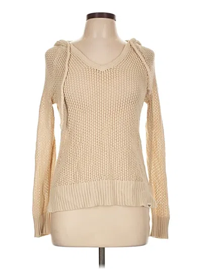 Pre-owned Roxy Pullover Sweater In Tan