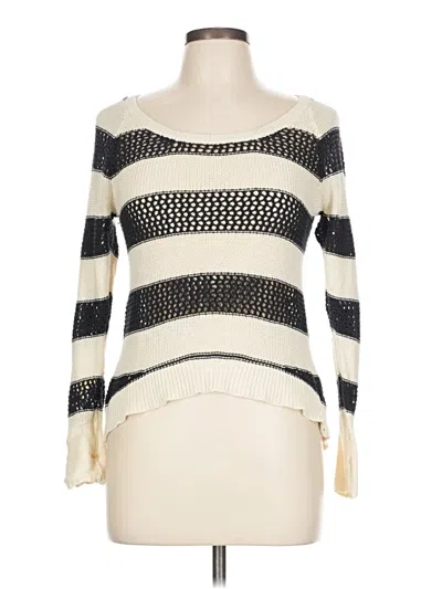 Pre-owned Roxy Pullover Sweater In White