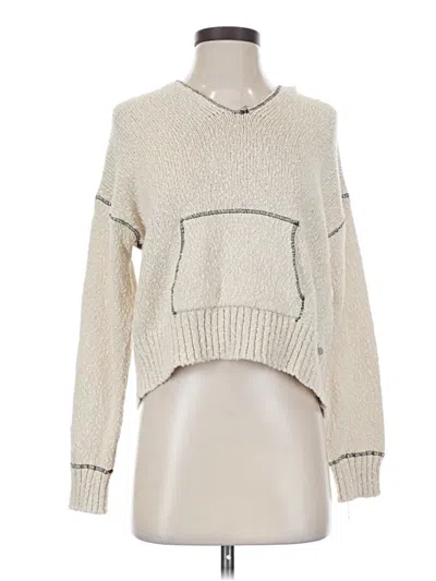 Pre-owned Roxy Pullover Sweater In White