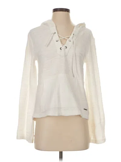 Pre-owned Roxy Pullover Sweater In White