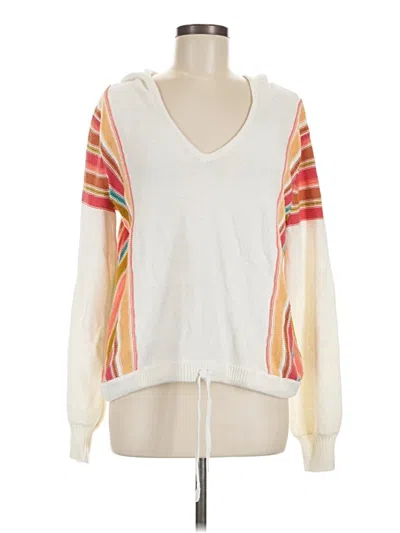 Pre-owned Roxy Pullover Sweater In White
