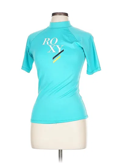 Pre-owned Roxy Rash Guard In Blue
