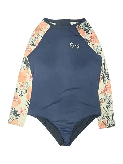 Pre-owned Roxy Rash Guard In Blue