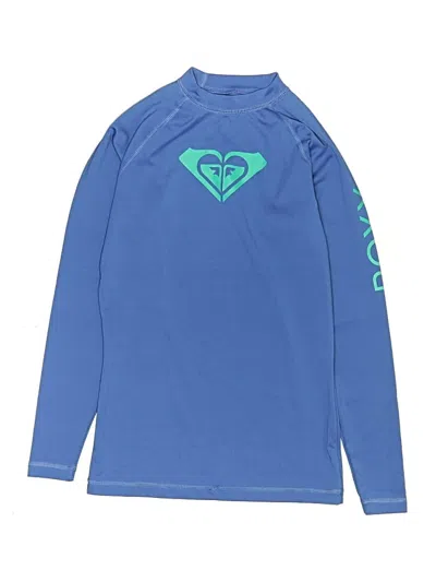 Pre-owned Roxy Rash Guard In Blue
