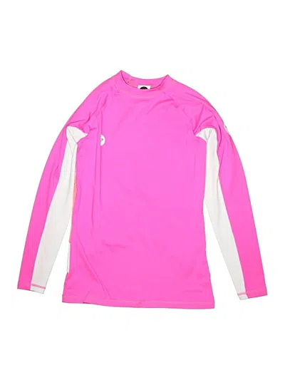 Pre-owned Roxy Rash Guard In Pink