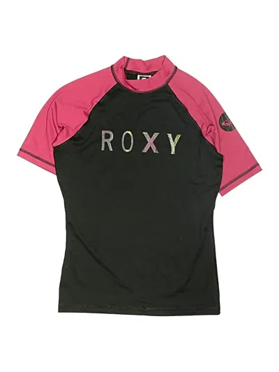 Pre-owned Roxy Rash Guard In Pink