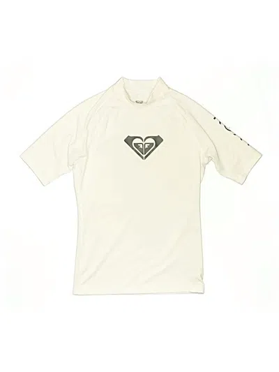 Pre-owned Roxy Rash Guard In White