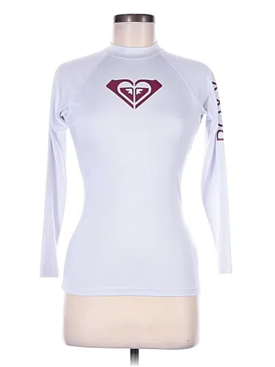 Pre-owned Roxy Rash Guard In White