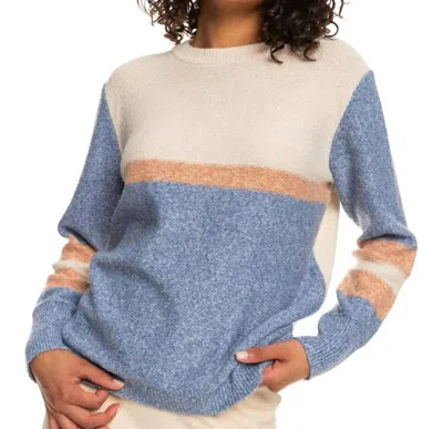 Roxy Real Groove Sweater In Blue