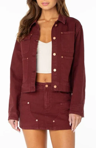 Roxy Reel Life Denim Jacket In Brown