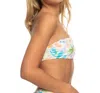 Roxy Retro Revo Bandeau Top In Multi In Multi