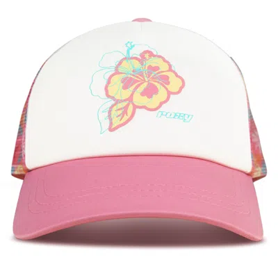 Roxy Rg Donut Spain Trucker In Pink