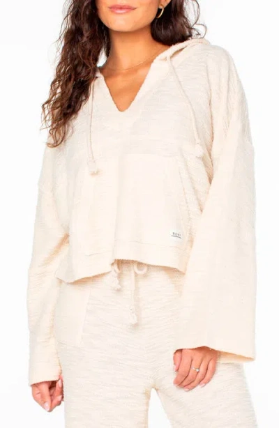 Roxy Rich Coast Hoodie In Parchment