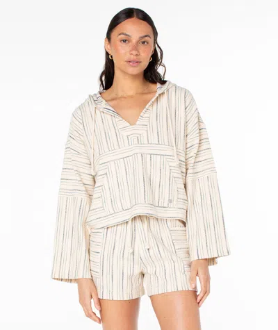 Roxy Rich Coast Poncho In Neutral