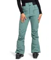 Roxy Rising High Waterproof Shell Snow Pants In Green