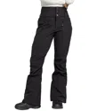 Roxy Rising High Waterproof Shell Snow Pants In Black