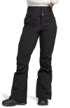 Roxy Rising High Waterproof Shell Snow Pants In Anthracite