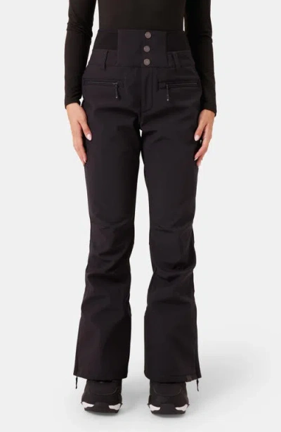 Roxy Rising High Waterproof Shell Snow Pants In Black
