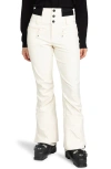 Roxy Rising High Waterproof Shell Snow Pants In Buttercream