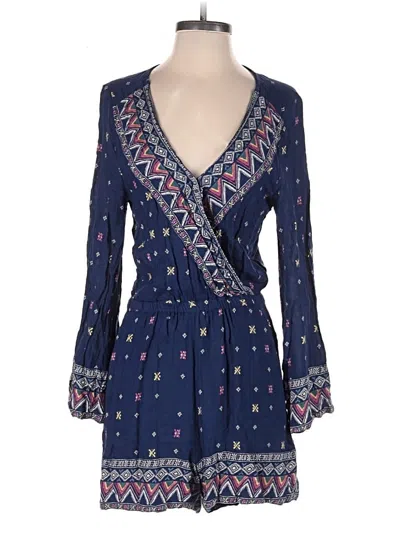 Pre-owned Roxy Romper In Blue