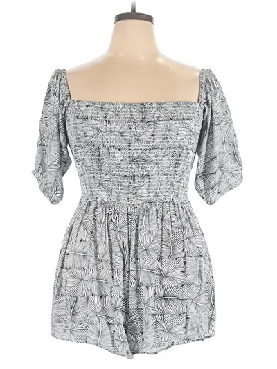 Pre-owned Roxy Romper In Gray