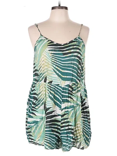 Pre-owned Roxy Romper In Green
