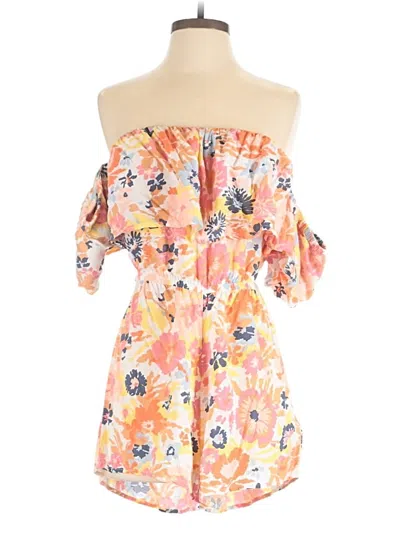 Pre-owned Roxy Romper In Orange