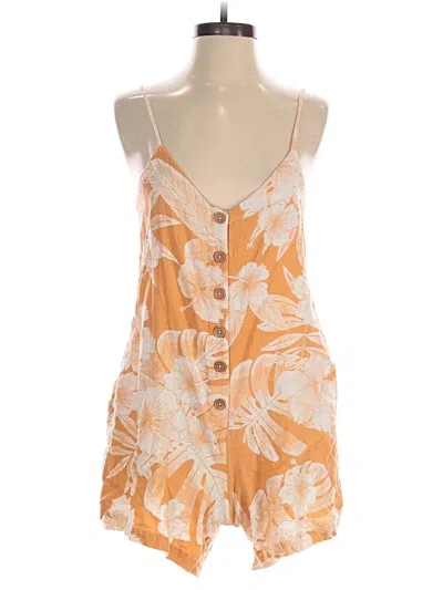 Pre-owned Roxy Romper In Orange