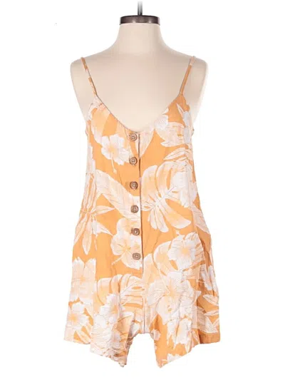 Pre-owned Roxy Romper In Orange