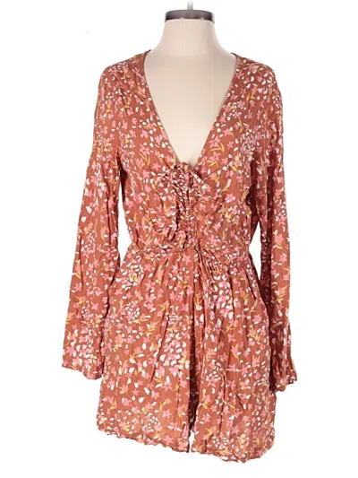 Pre-owned Roxy Romper In Orange