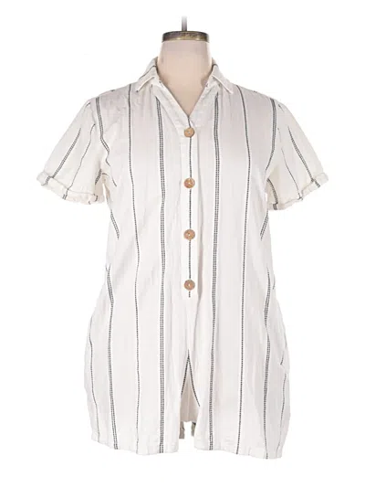 Pre-owned Roxy Romper In White