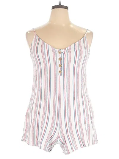 Pre-owned Roxy Romper In White