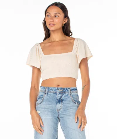 Roxy Sandy Beach Top In White