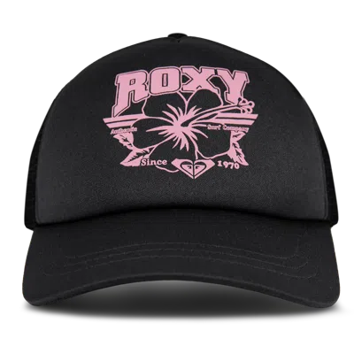 Roxy Sandy Top Trucker In Black