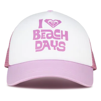 Roxy Sandy Top Trucker In Pink
