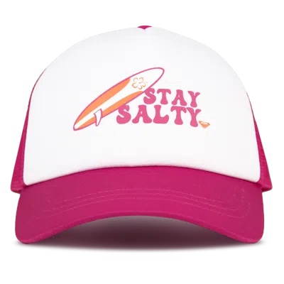 Roxy Sandy Top Trucker In Pink