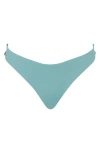 Roxy Sd Beach Classics High Cut Bikini Bottoms In Mineral Blue