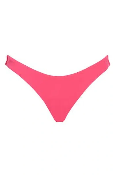 Roxy Sd Beach Classics High Cut Bikini Bottoms In Pink