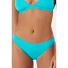Roxy Sd Beach Classics Moderate Bikini Bottoms In Blue