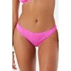 Roxy Sd Beach Classics Moderate Bikini Bottoms In Pink
