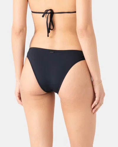 Roxy Sd Beach Classics Moderate Bottom In Black