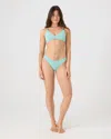 Roxy Sd Beach Hipster Bottom Moderate Bikini Bottom In Blue
