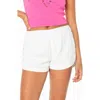 Roxy Seafront Cotton Shorts In Gray