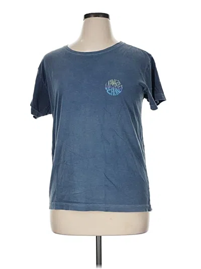Pre-owned Roxy Short Sleeve T-shirt In Blue