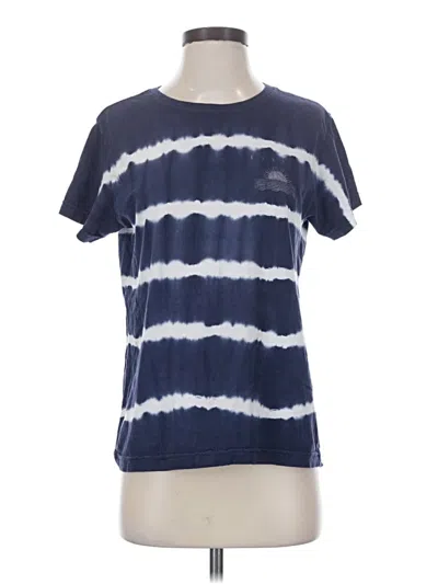 Pre-owned Roxy Short Sleeve T-shirt In Blue