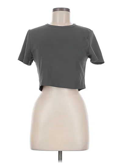 Pre-owned Roxy Short Sleeve T-shirt In Gray