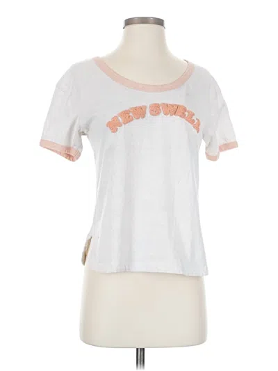 Pre-owned Roxy Short Sleeve T-shirt In Silver